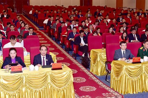 Tổng hợp chương trình làm việc buổi sáng kỳ họp chuyên đề HĐND tỉnh khóa XVIII