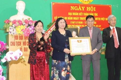 Lâm Đồng: Bí thư Tỉnh ủy dự Ngày hội Đại đoàn kết khu dân cư kiểu mẫu