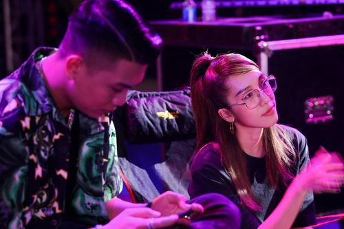 Emily đến ủng hộ BigDaddy ở ngày tổng duyệt King of Rap