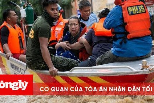 Bão Vamco khiến Thủ đô Manila của Philippines ngập lụt nặng nề