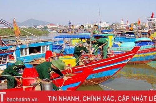 Bộ đội Biên phòng Hà Tĩnh huy động lực lượng, sẵn sàng ứng phó bão số 13