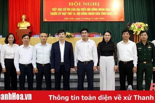 Đại biểu HĐND tỉnh tiếp xúc cử tri TP Sầm Sơn