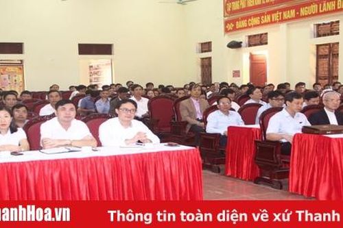 Tổ Đại biểu HĐND tỉnh tiếp xúc cử tri huyện Nga Sơn