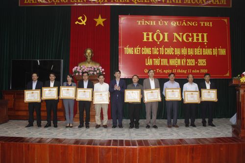 Ban Thường vụ Tỉnh ủy tổng kết công tác tổ chức Đại hội Đảng bộ tỉnh lần thứ XVII, nhiệm kỳ 2020 - 2025