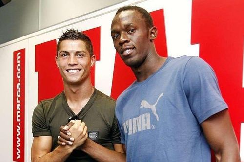 Usain Bolt: 'Ronaldo chạy nhanh hơn tôi bây giờ'