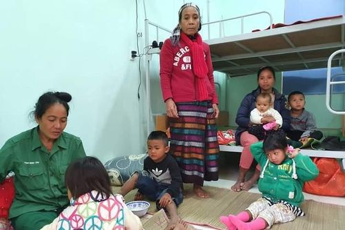 Đã sơ tán toàn bộ nhân dân bản Sắt đến vị trí an toàn