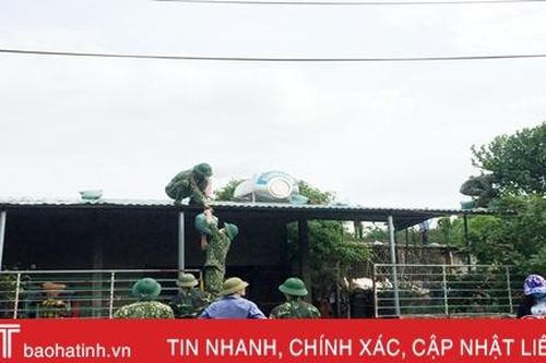 Thị xã Kỳ Anh gấp rút sơ tán 4.130 người dân ra khỏi vùng nguy hiểm