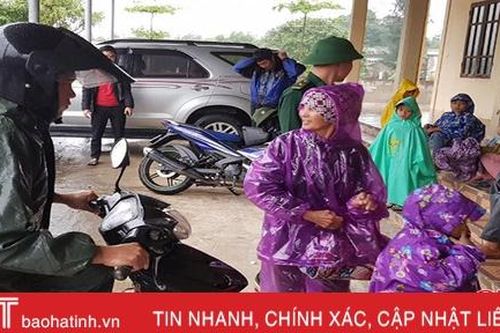 Hà Tĩnh đã di dời gần 3.500 người đến nơi an toàn