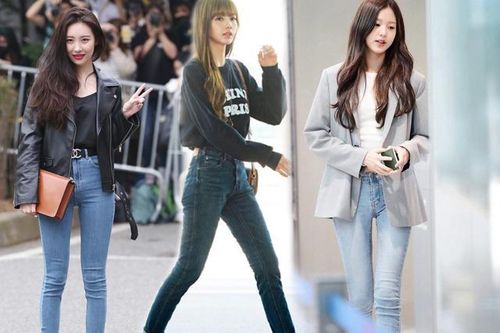 Sao Hàn diện kiểu quần jeans tưởng lỗi mốt mà vẫn đẹp lạ, nàng nhìn là muốn học theo ngay