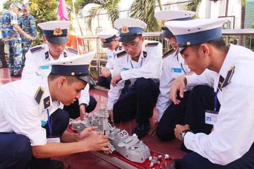 Học viện Hải quân tổ chức cuộc thi 'Sáng tạo mô hình tàu chiến đấu' lần thứ 5