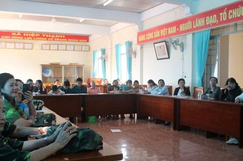 Bồi dưỡng kỹ năng tuyên truyền thành lập mô hình ''Phụ nữ sống xanh''