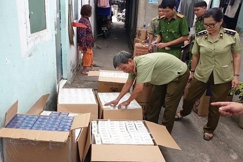 Bình Dương: Phát hiện hơn 10.000 bao thuốc lá nhập lậu