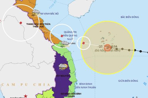 Bão số 13 mạnh lên, giật cấp 17, hướng vào Đà Nẵng - Thừa Thiên Huế