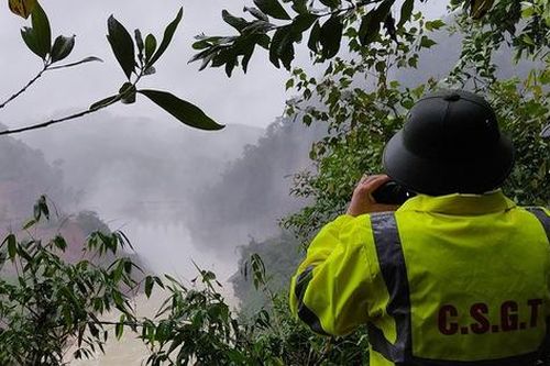 Công an giám sát 24/24 tại nhà máy thủy điện Thượng Nhật