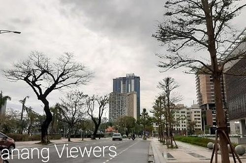 Dù khá ngổn ngang nhưng thành phố Đà Nẵng đã bình yên sau khi bão số 13 đi qua