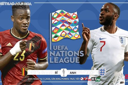 Soi kèo nhà cái Bỉ vs Anh. Vòng bảng UEFA Nations League. Trực tiếp BĐTV HD, K+PM