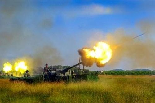 Sức mạnh hỏa lực trong diễn tập chiến thuật bắn đạn thật của Trung đoàn Bộ binh 31, Sư đoàn 309