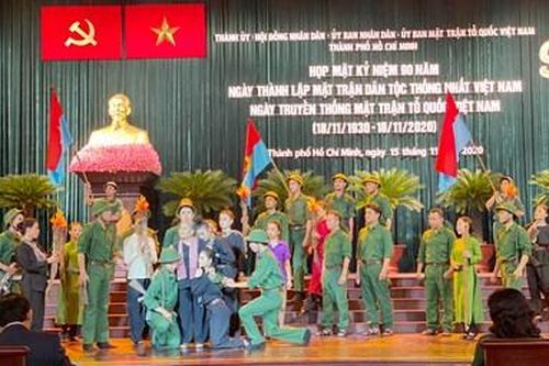 Thành phố Hồ Chí Minh kỷ niệm 90 năm Ngày thành lập Mặt trận Dân tộc thống nhất Việt Nam