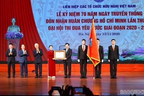 Liên hiệp các tổ chức hữu nghị Việt Nam kỷ niệm 70 năm ngày Truyền thống