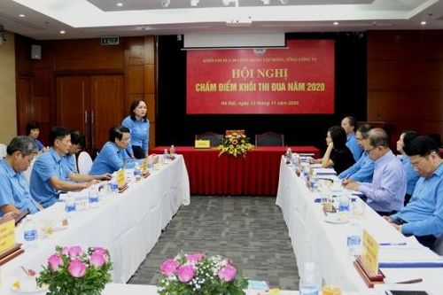 Hội nghị chấm điểm thi đua Khối 9 Công đoàn Tập đoàn, Tổng Công ty năm 2020