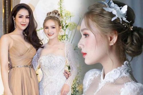 Cô dâu xinh đẹp nhất làng hotgirl mặc áo cưới 28 tỷ, làm khách mời toàn celeb bị lu mờ.