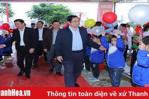 Đồng chí Trưởng Ban Tổ chức Trung ương Phạm Minh Chính dự Ngày hội Đại đoàn kết toàn dân tộc tại huyện Thạch Thành