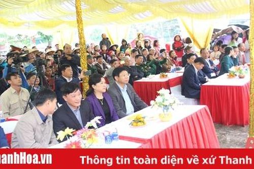 Bí thư Thị ủy Nghi Sơn Trần Văn Hải dự Ngày hội Đại đoàn kết toàn dân tộc tại xã Các Sơn