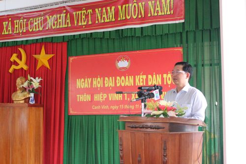 Bình Định: Ấm áp Ngày hội Đại đoàn kết xã Canh Vinh