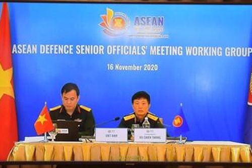 Hội nghị trực tuyến Nhóm làm việc Quan chức Quốc phòng cấp cao ASEAN