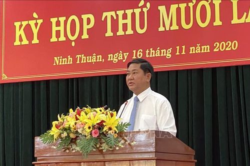 Ông Trần Quốc Nam được bầu giữ chức Chủ tịch UBND tỉnh Ninh Thuận