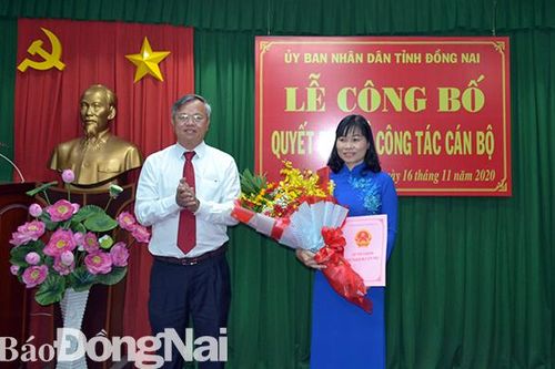Bổ nhiệm bà Nguyễn Thị Thu Hiền, Trưởng ban Văn hóa - xã hội HĐND tỉnh giữ chức vụ Giám đốc Sở LĐTB-XH