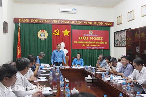 Hội nghị Ban chấp hành Công đoàn Viên chức tỉnh lần thứ 10 (khóa V)