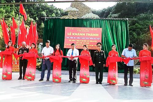 Khánh Sơn: Khánh thành Bia chiến thắng trận 'Thiềm đầu thủy'