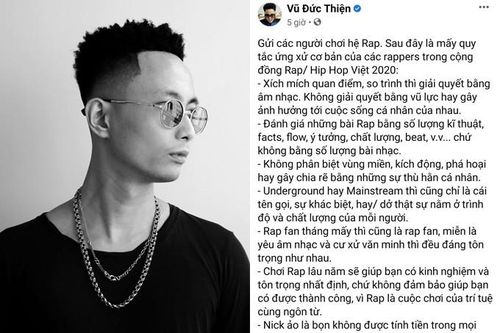 Kết thúc màn 'rap dizz', Rhymastic soạn hẳn bộ quy tắc ứng xử dành cho rapper Việt