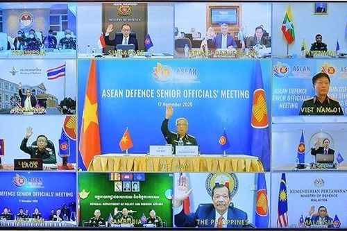 Hội nghị trực tuyến Quan chức Quốc phòng cấp cao ASEAN