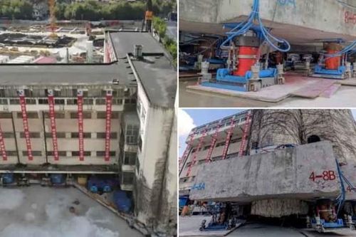 Tòa nhà tự 'đi bộ' ở Trung Quốc: Bất ngờ với cách... tạo chân giả