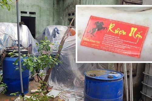 Bên trong cơ sở sản xuất rượu Đất Lúa gây ngộ độc chết người