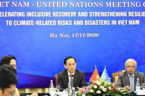 Nâng cao năng lực ứng phó rủi ro thiên tai liên quan đến biến đổi khí hậu tại Việt Nam