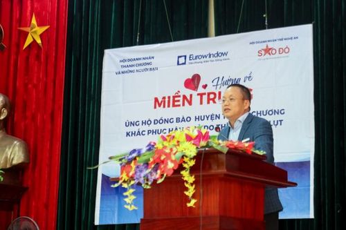 Eurowindow và Eurowindow Holding ủng hộ đồng bào miền Trung 1,5 tỷ đồng
