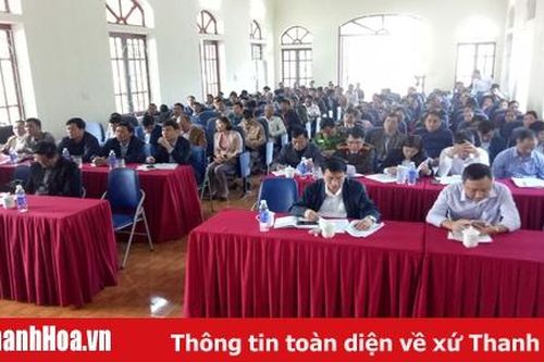 Tổ đại biểu HĐND tỉnh tiếp xúc cử tri huyện Thường Xuân