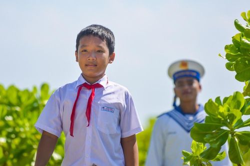 Gieo chữ ở Trường Sa