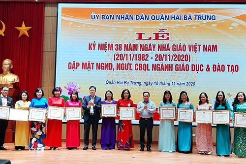 Ngành giáo dục và đào tạo quận Hai Bà Trưng: Không ngừng tô thắm thêm 'những trang vàng'