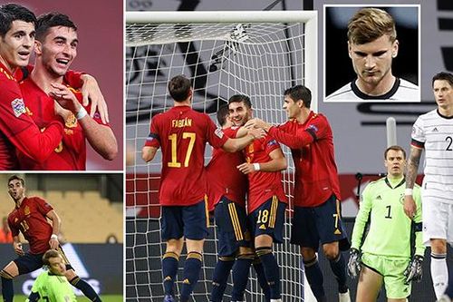 UEFA Nations League: Tây Ban Nha thắng Đức 6-0, Pháp tiễn Thụy Điển xuống hạng