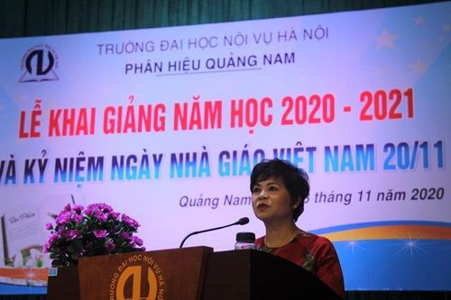 Phân hiệu Trường Đại học Nội vụ Hà Nội tại Quảng Nam khai giảng năm học mới