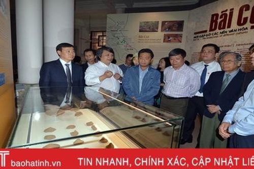 Hà Tĩnh phối hợp trưng bày triển lãm 'Bãi Cọi - Nơi gặp gỡ các nền văn hóa'