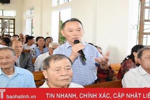 Cử tri Can Lộc, Lộc Hà, Nghi Xuân kiến nghị nhiều nội dung về phát triển nông nghiệp