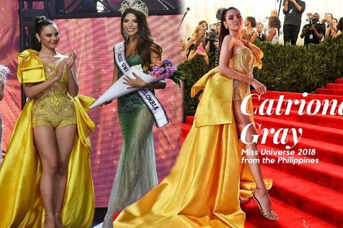 Diện bodysuit, Miss Universe 2018 - Mèo xám Catriona Gray bị chê chân to như cột đình