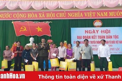 Giám đốc Công an tỉnh Thanh Hóa dự Ngày hội Đại đoàn kết toàn dân tộc tại Hậu Lộc