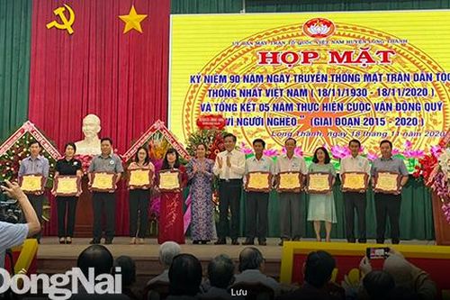 Các địa phương trong tỉnh tổ chức họp mặt kỷ niệm 90 năm ngày truyền thống MTTQ Việt Nam