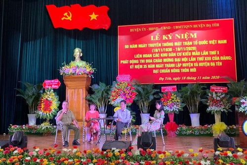 Đạ Tẻh kỷ niệm 90 năm ngày truyền thống MTTQ Việt Nam